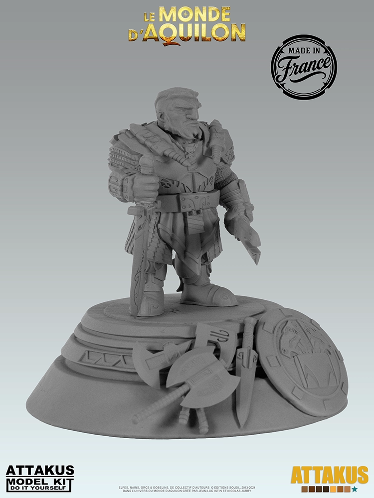 Attakus Model Kit Redwin de la Forge diorama à peindre 120 mm