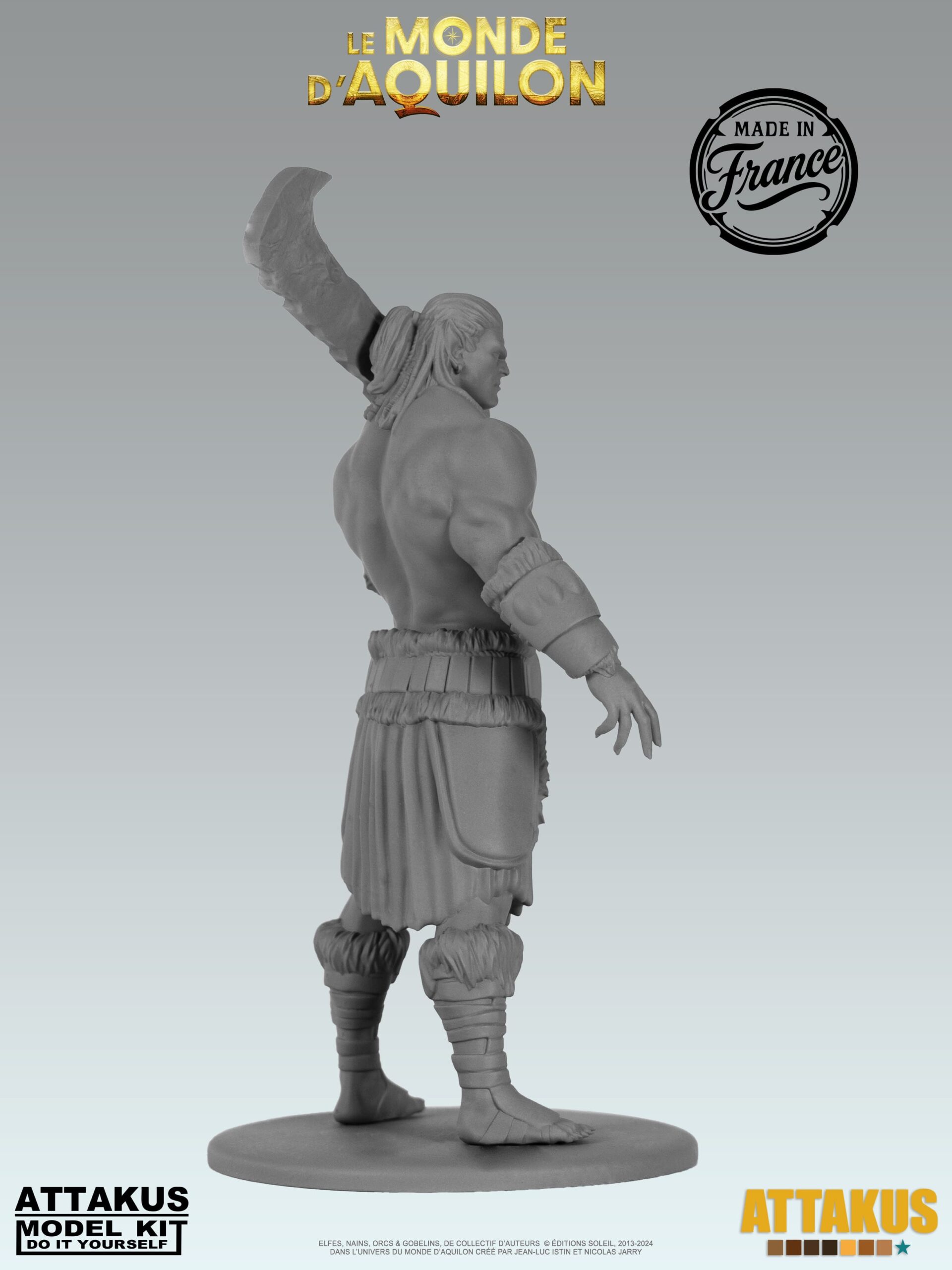 Attakus Model Kit Turuk Masque figurine à peindre résine
