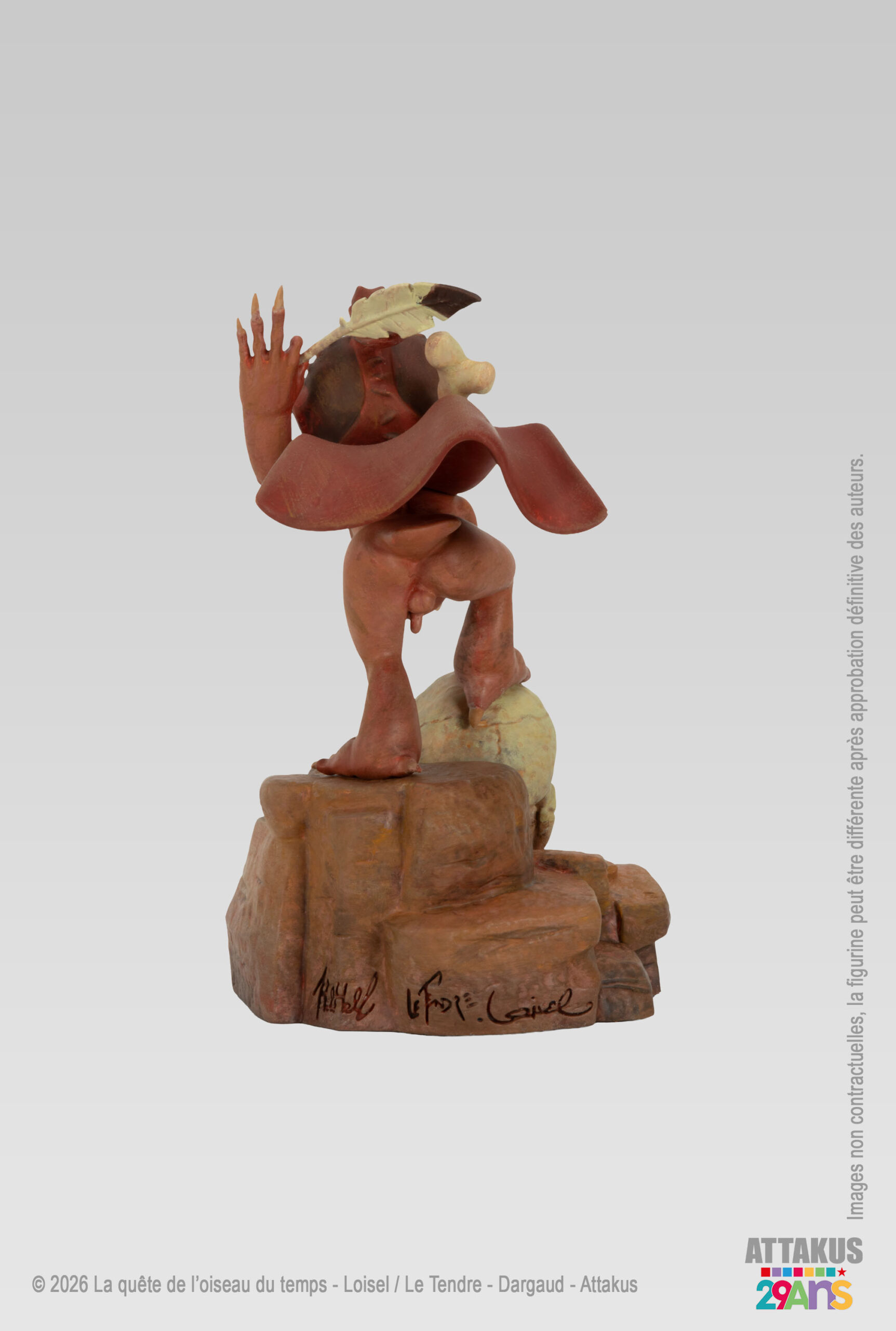 Attakus Collection Prestige Fol de Dol statue ocre 35 cm