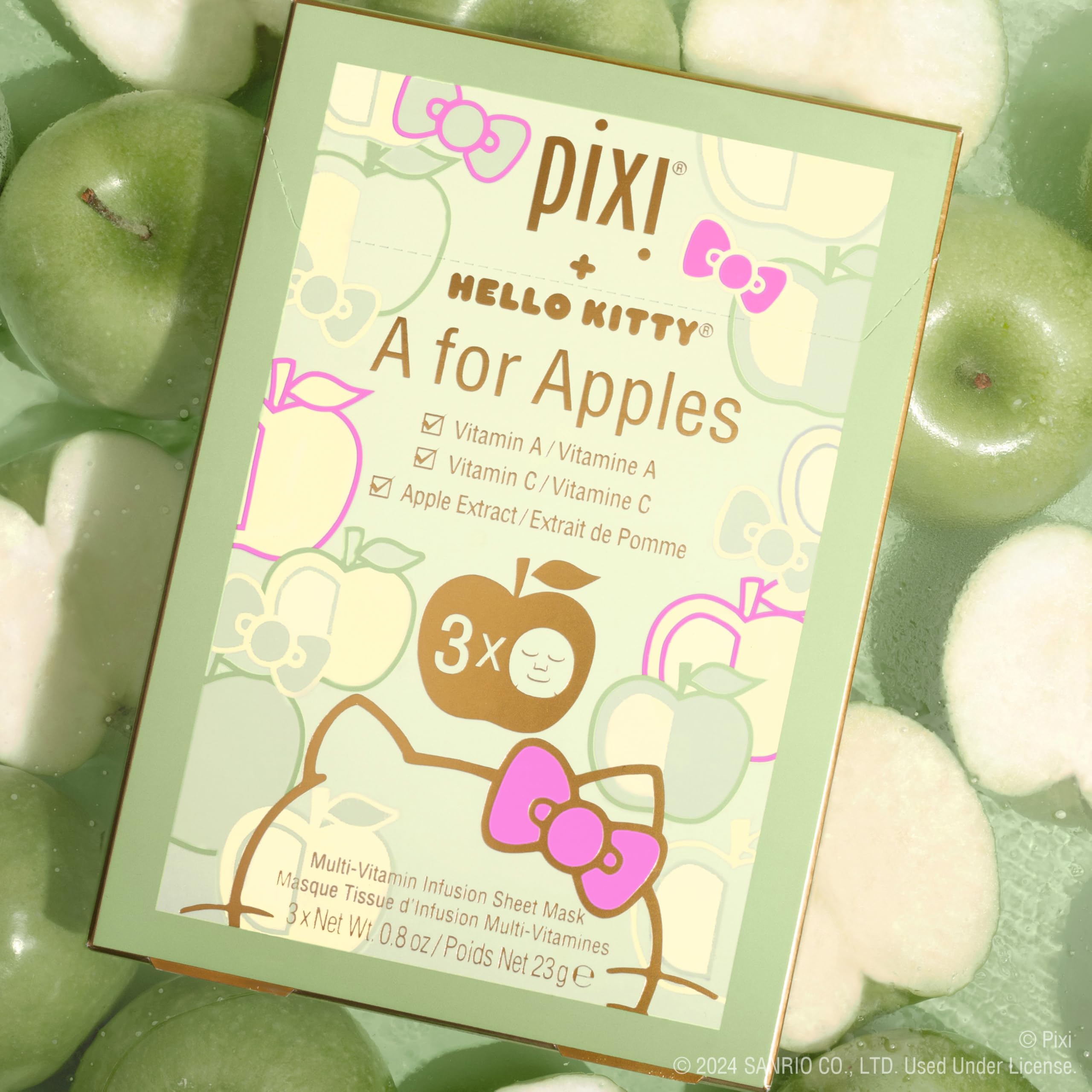 Pixi Vitamin-C A for Apples Masque Visage 3x23 g éclat