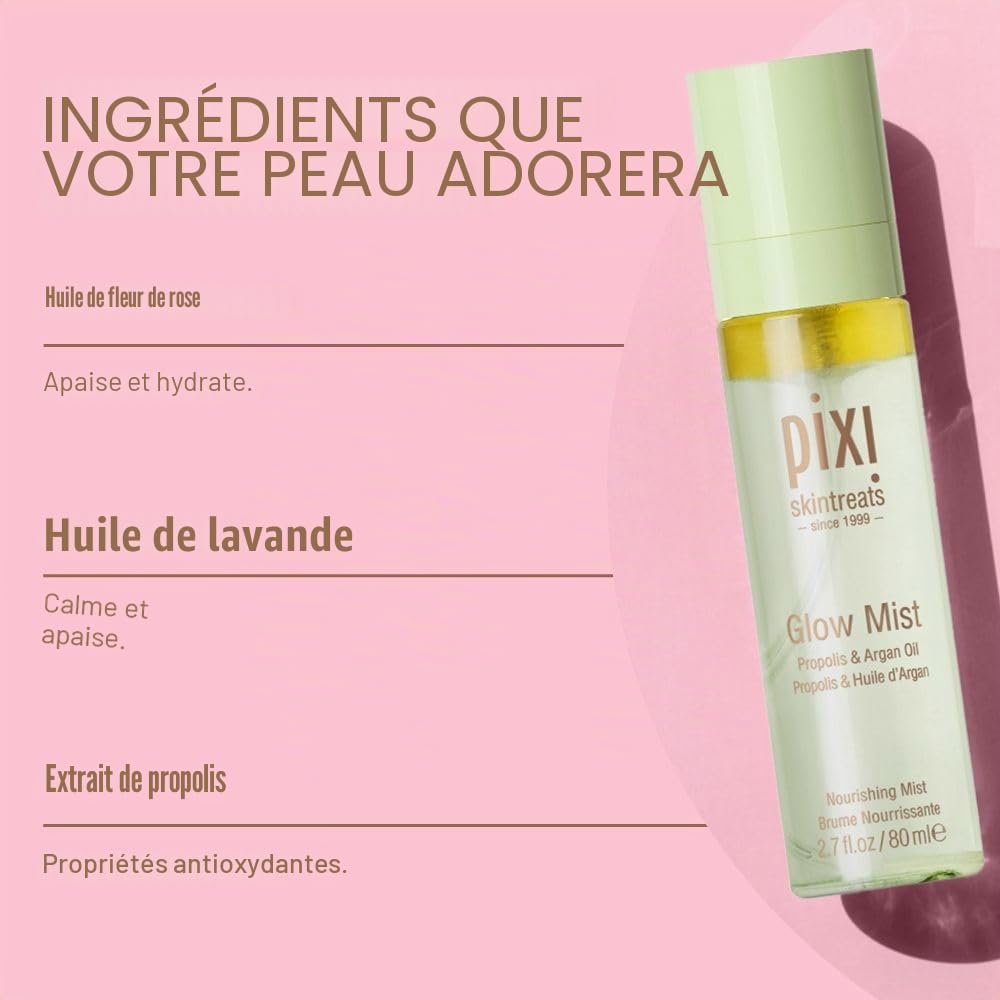 Pixi Glow Tonic Glow Mist brume éclat 80 ml 21 huiles