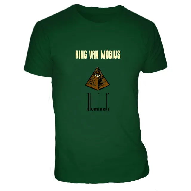 Apollon Records Ring Van Möbius Illuminati t-shirt vert coton