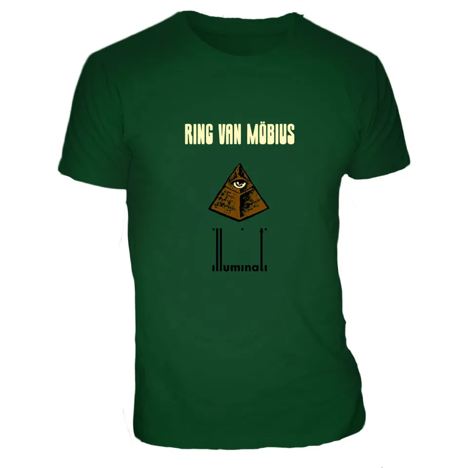 Apollon Records Ring Van Möbius Illuminati t-shirt vert coton