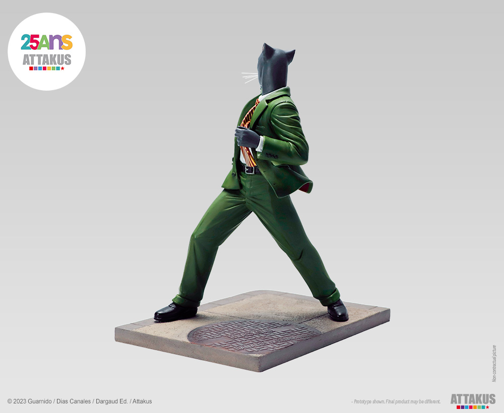Attakus Blacksad John Blacksad paré à tirer figurine 25 cm