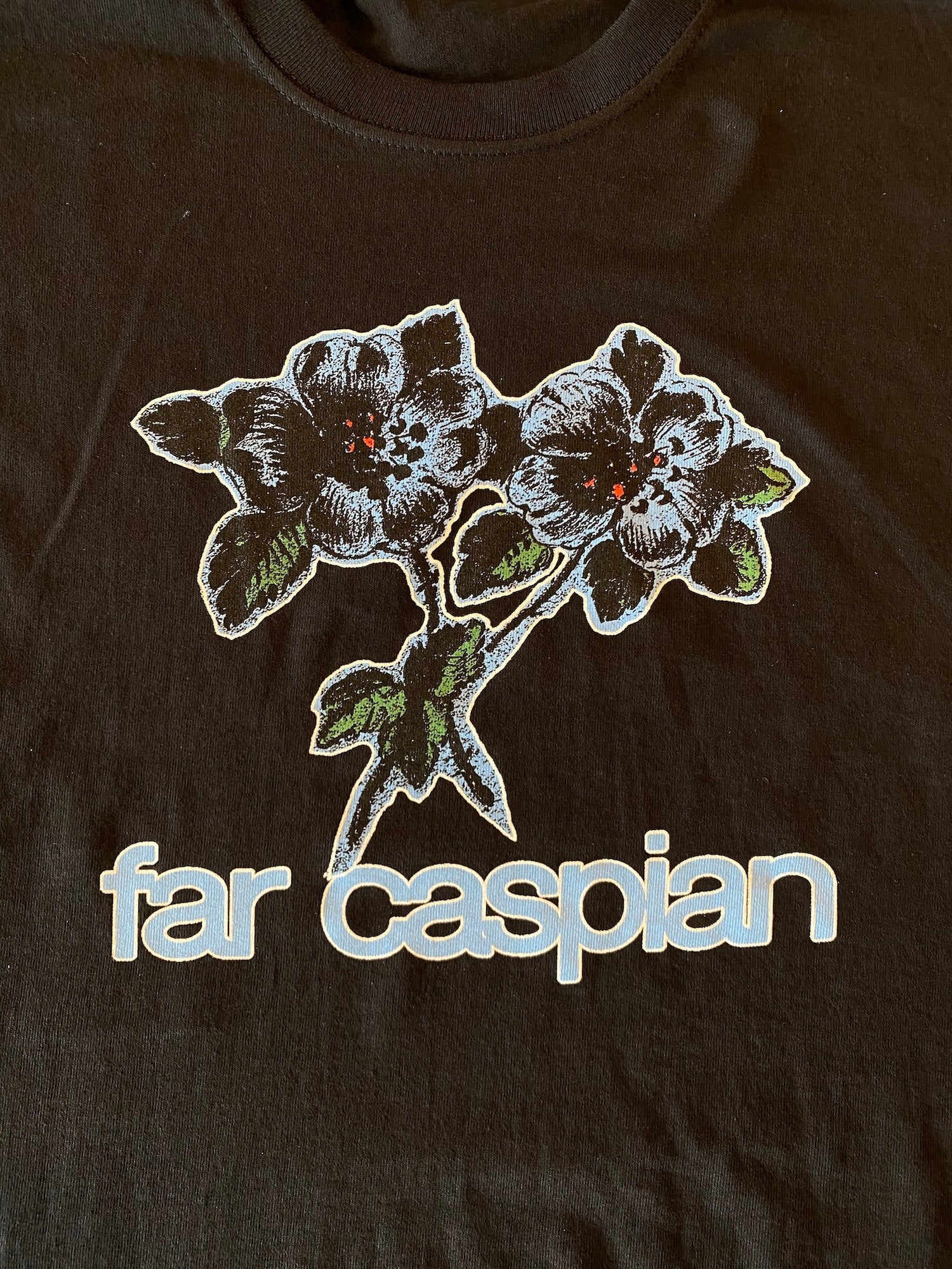 Far Caspian Flower t-shirt fleur tailles S à XL