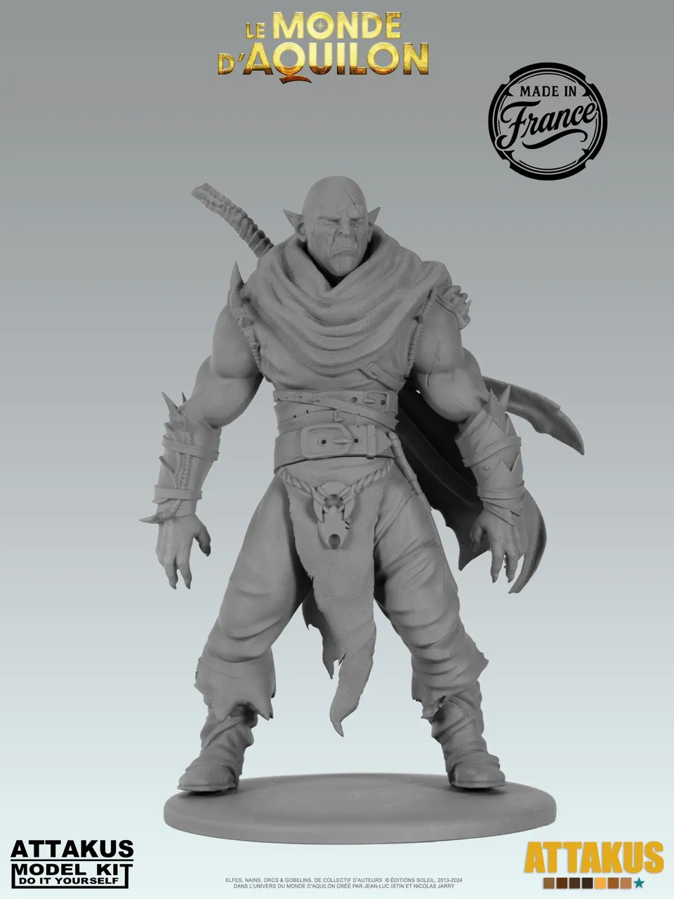 Attakus Model Kit La Poisse figurine à peindre résine Orcs Gobelins