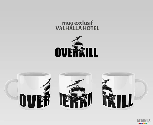 Attakus Atlas Valhalla Hotel Overkill mug BD