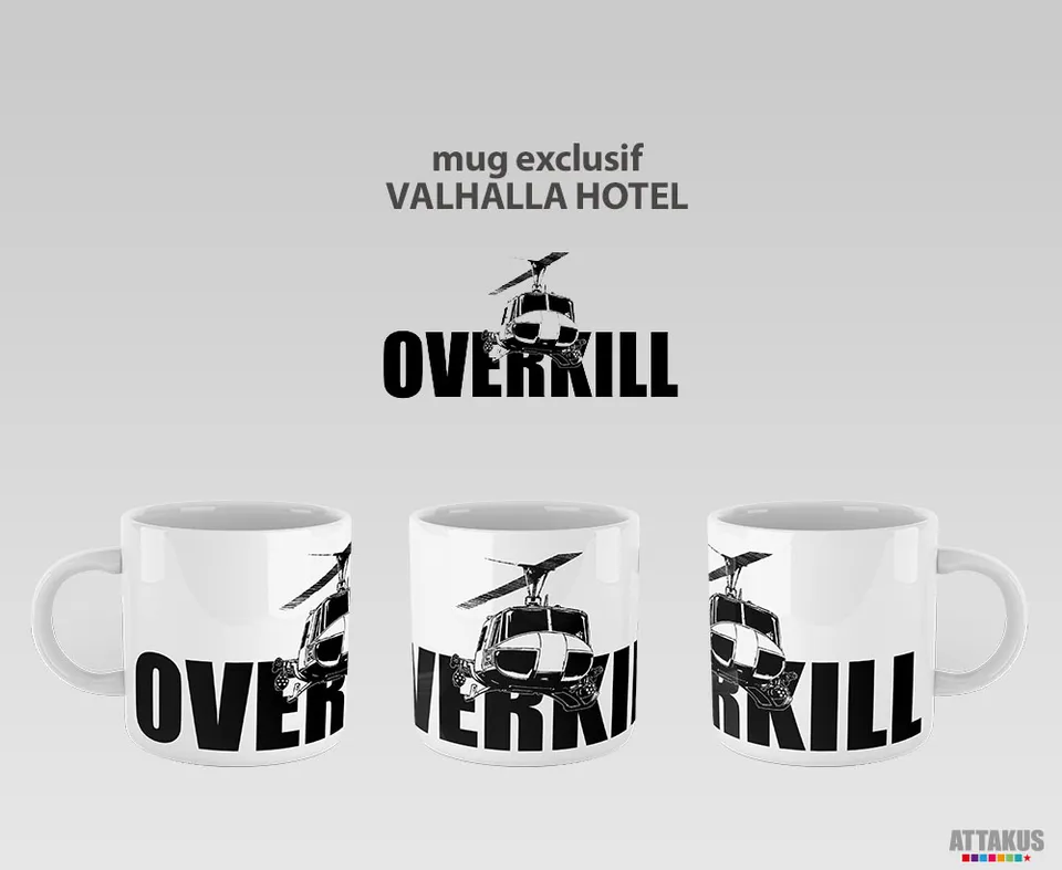 Attakus Atlas Valhalla Hotel Overkill mug BD
