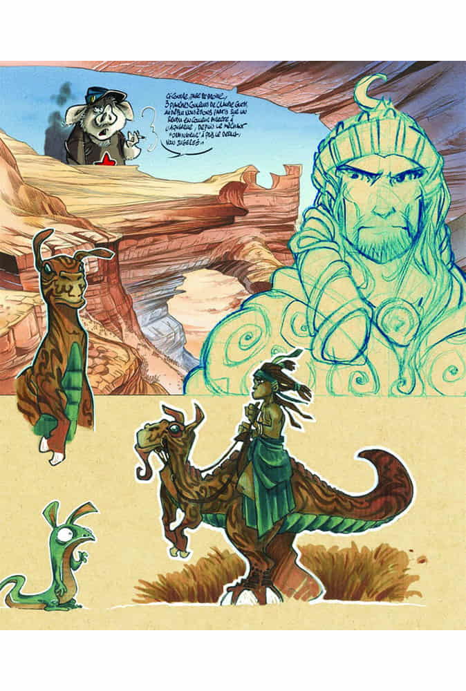 Attakus Atlas Sketchbook Keramidas #1 livre signé 48 pages