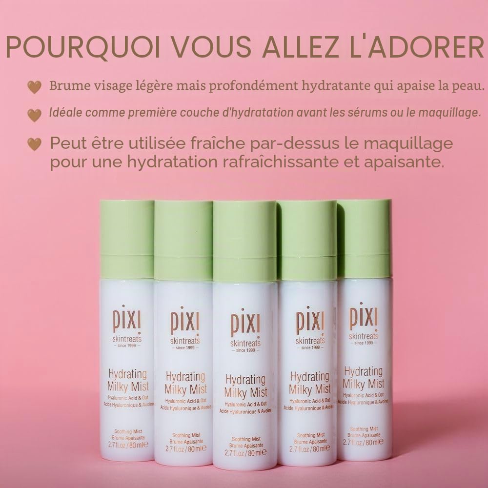 Pixi Hydrating Milky brume visage hydratante 80 ml douce