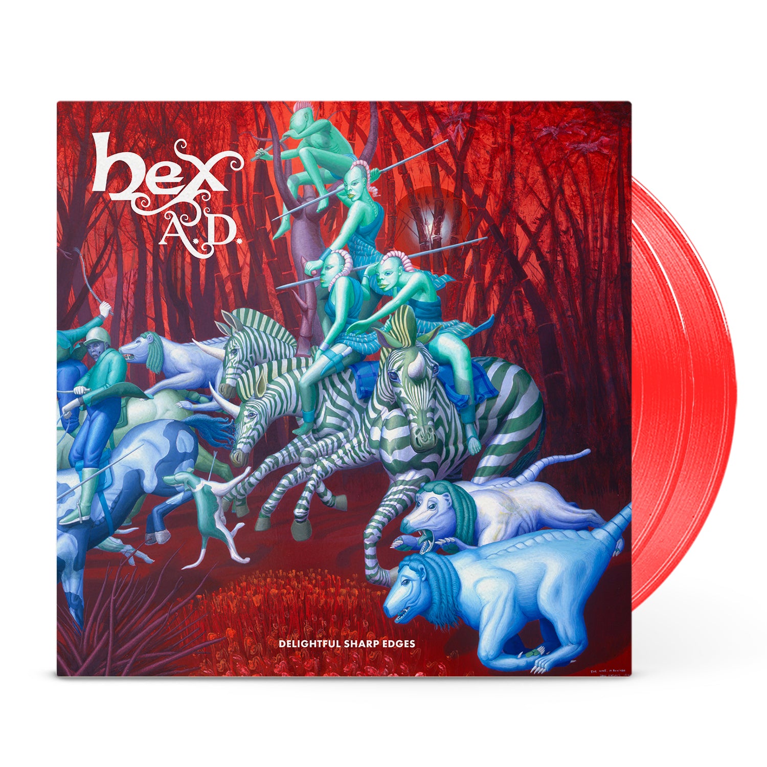 Apollon Records Hex A.D. Delightful Sharp Edges double vinyle rouge