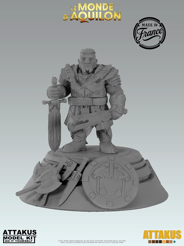 Attakus Model Kit Redwin de la Forge diorama à peindre 120 mm