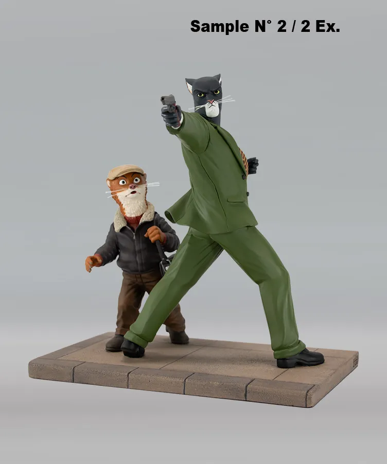 Attakus Blacksad John Blacksad paré à tirer statue 25 cm n°2/2