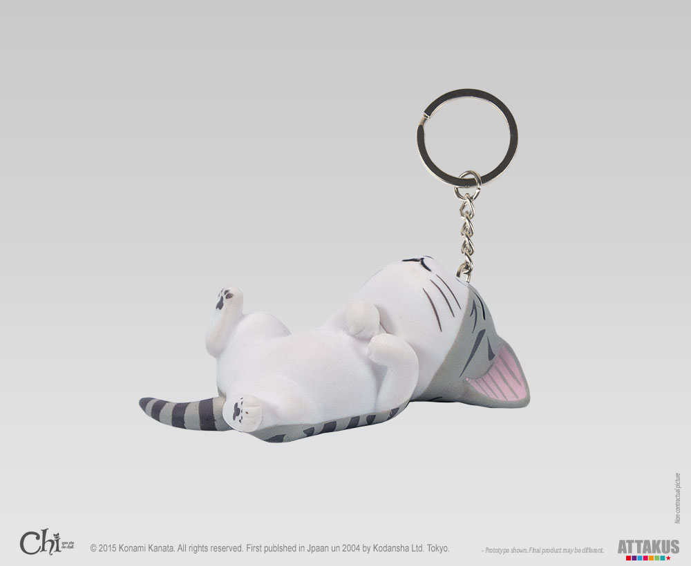 Attakus Chi ronron porte-clé figurine PVC 4 cm