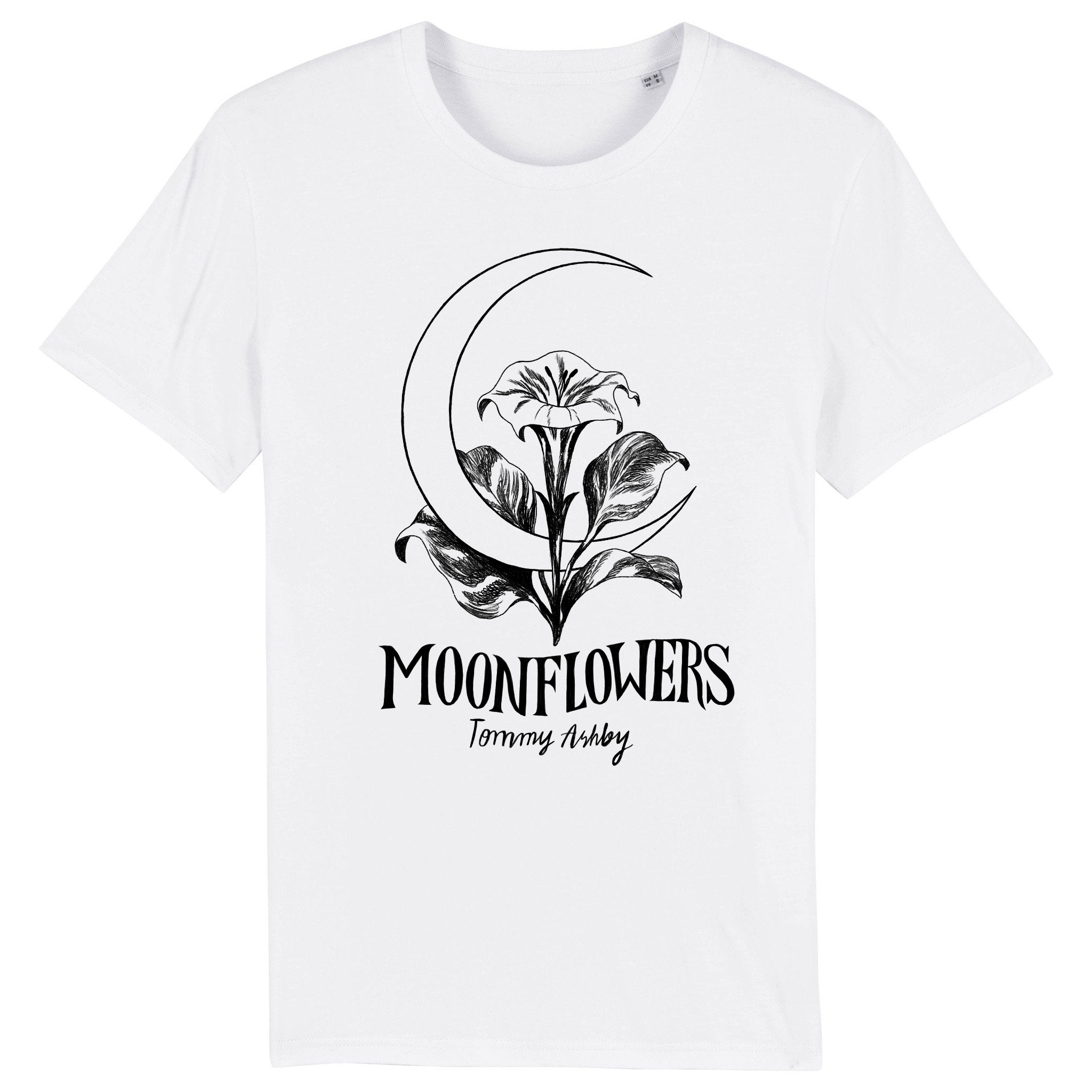 Tommy Ashby Moonflowers t-shirt blanc bio