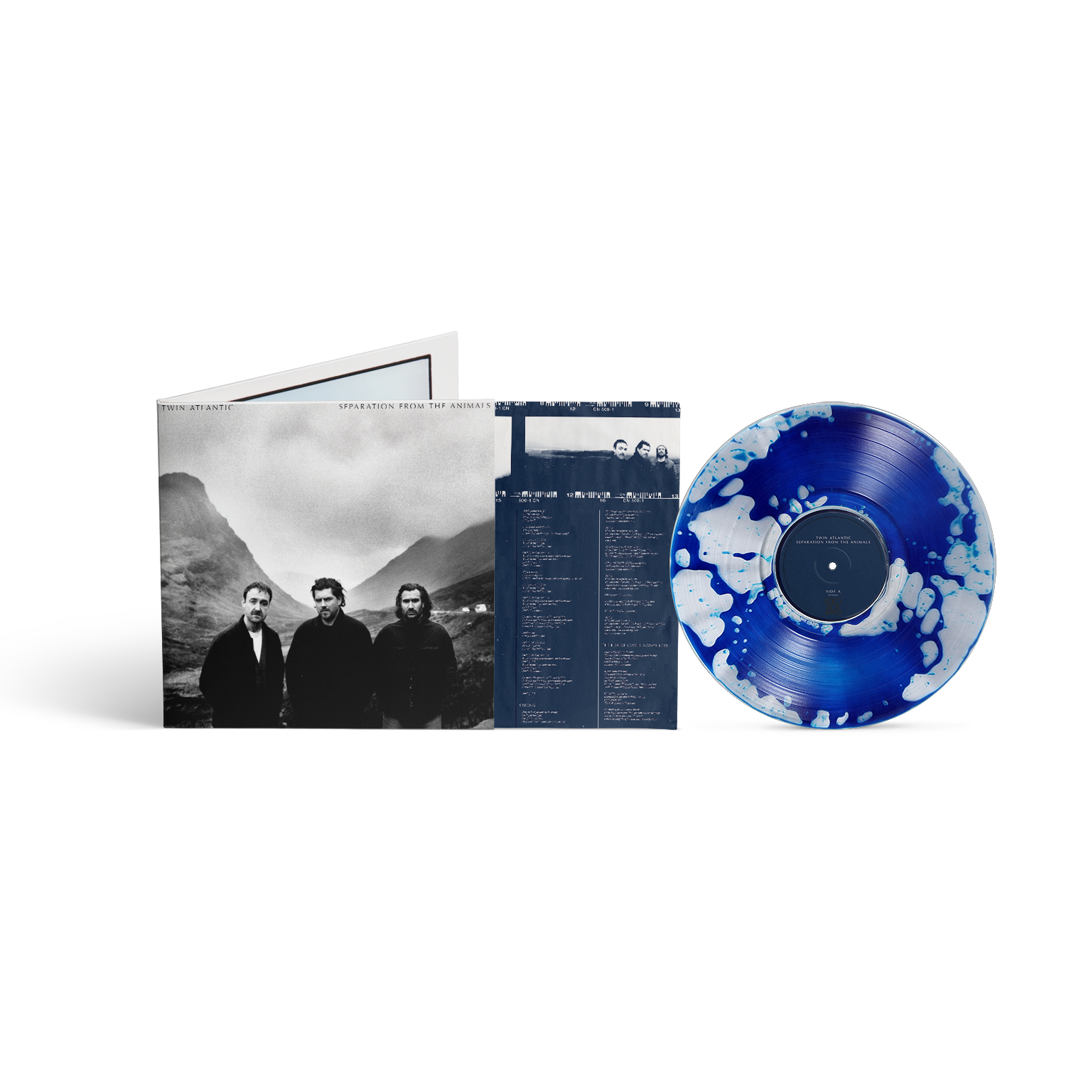 Twin Atlantic Separation From The Animals vinyle liquide bleu