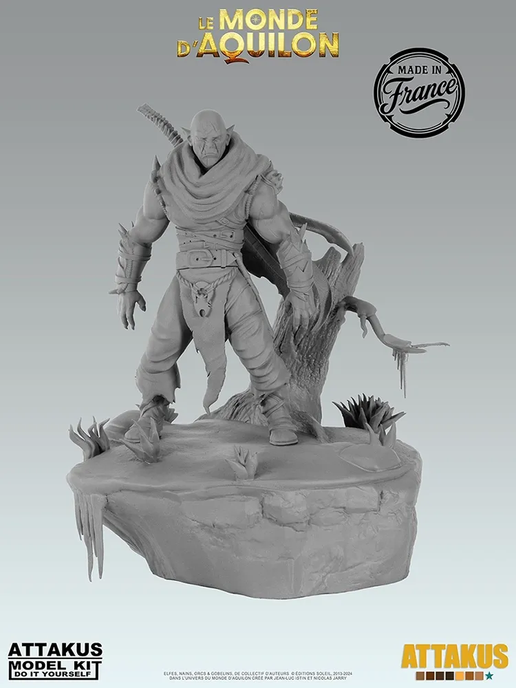 Attakus Model Kit Diorama La Poisse à peindre AQ13D 120 mm