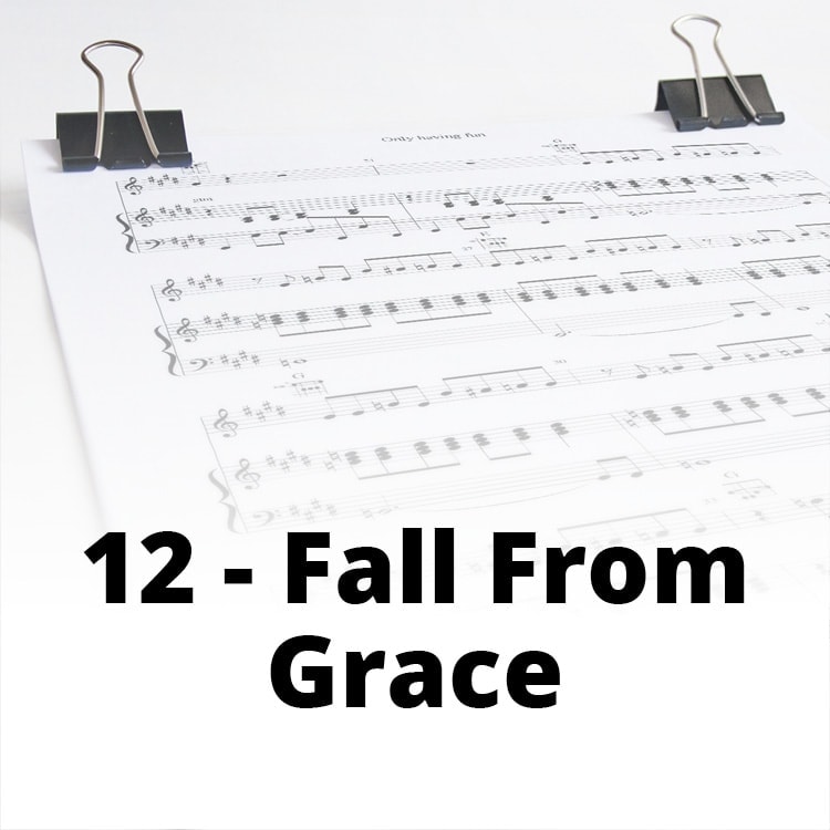 Single Bel 12 Fall From Grace music sheet Short Term Fish