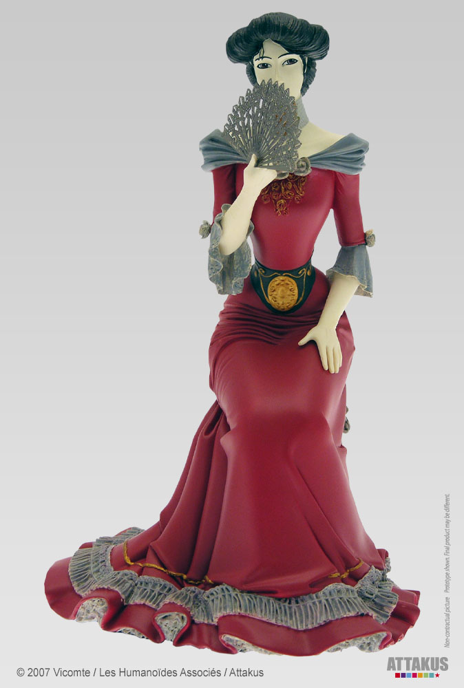 Attakus Femmes d'auteur Sasmira statuette rouge 20 cm