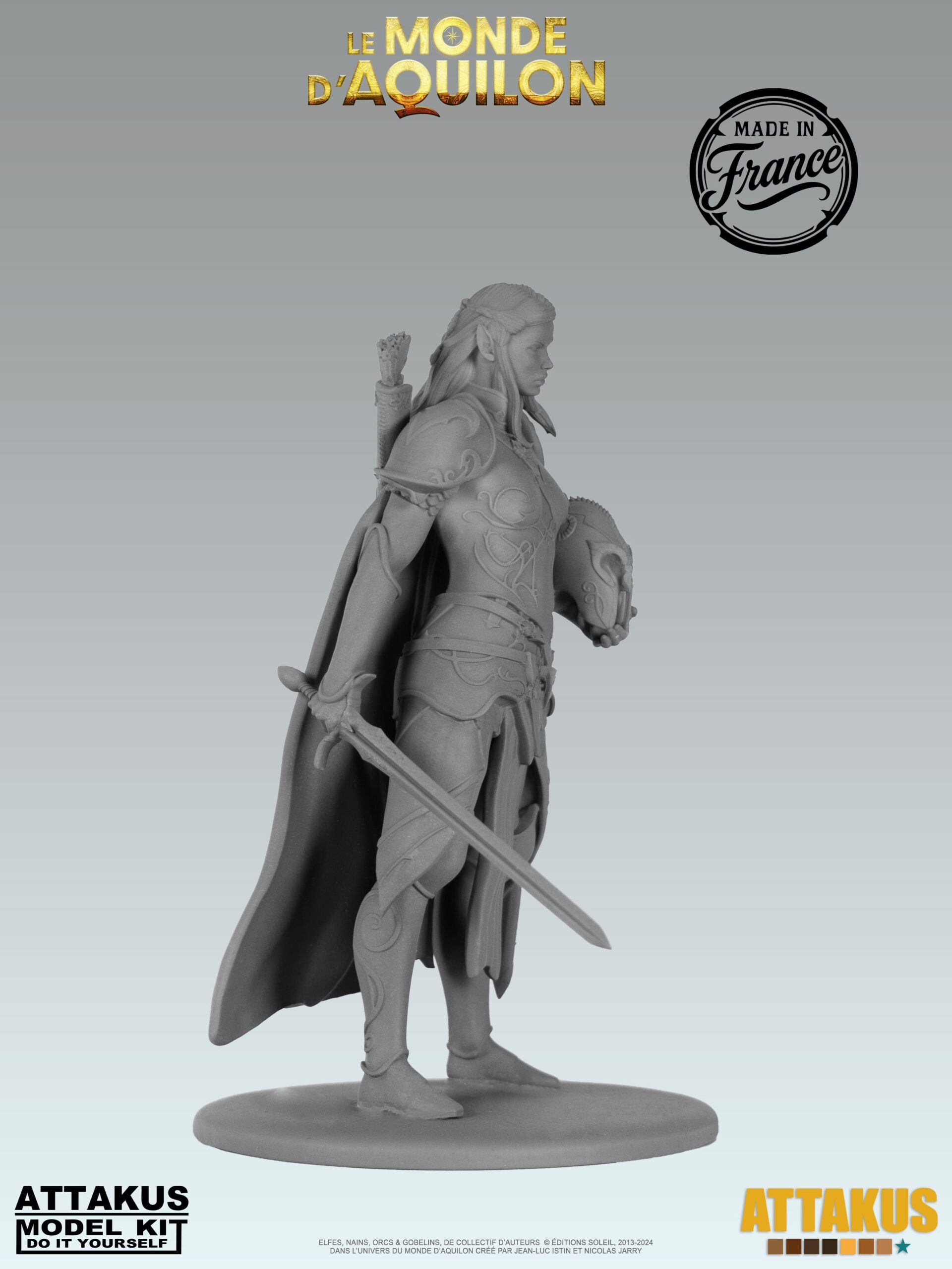 Attakus Model Kit Lanawyn Elfes figurine à peindre résine