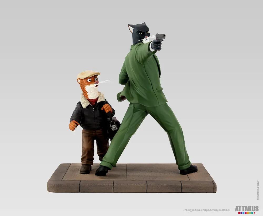 Attakus Blacksad John Blacksad paré à tirer statue 25 cm n°2/2