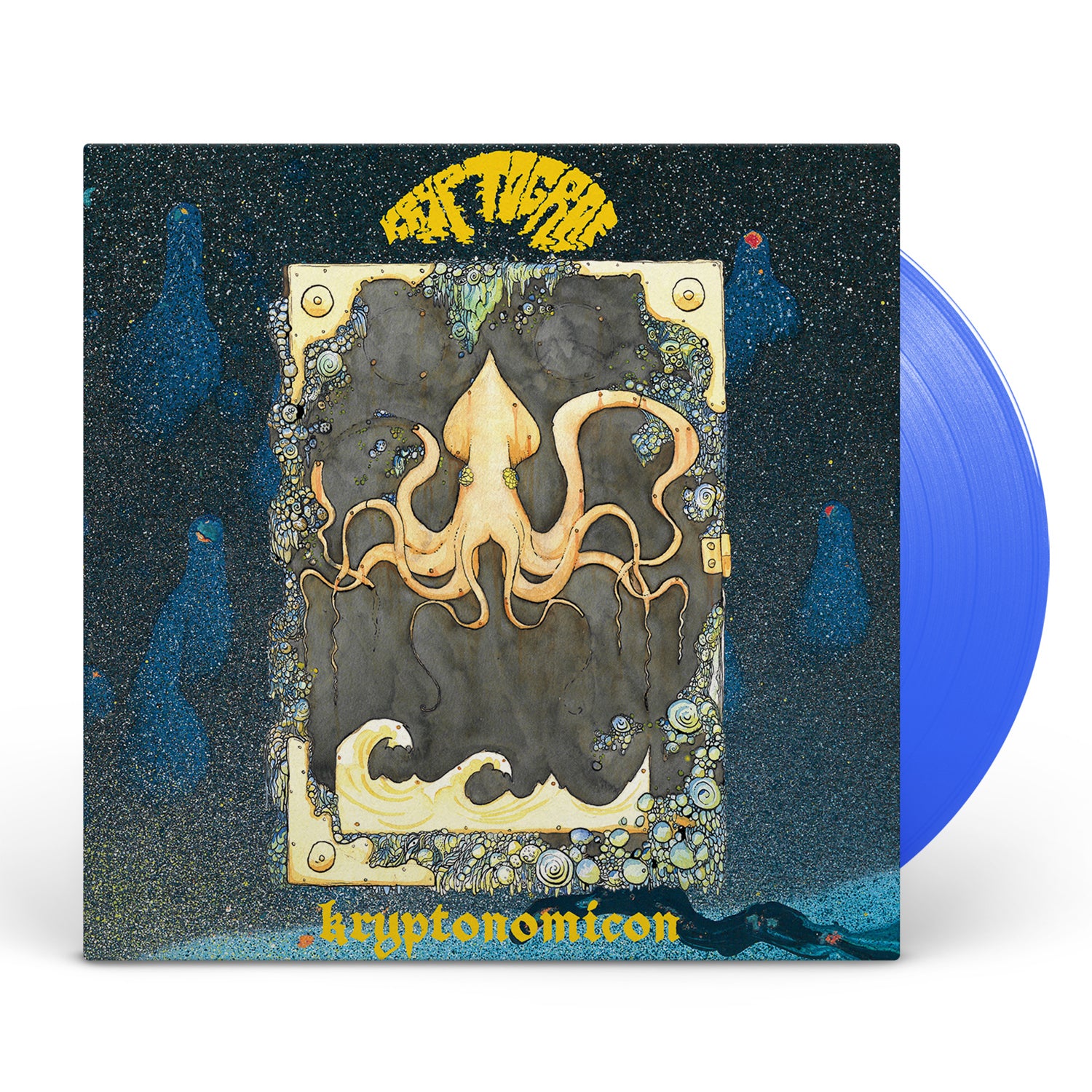 Apollon Records Kryptograf Kryptonomicon LP vinyle bleu transparent