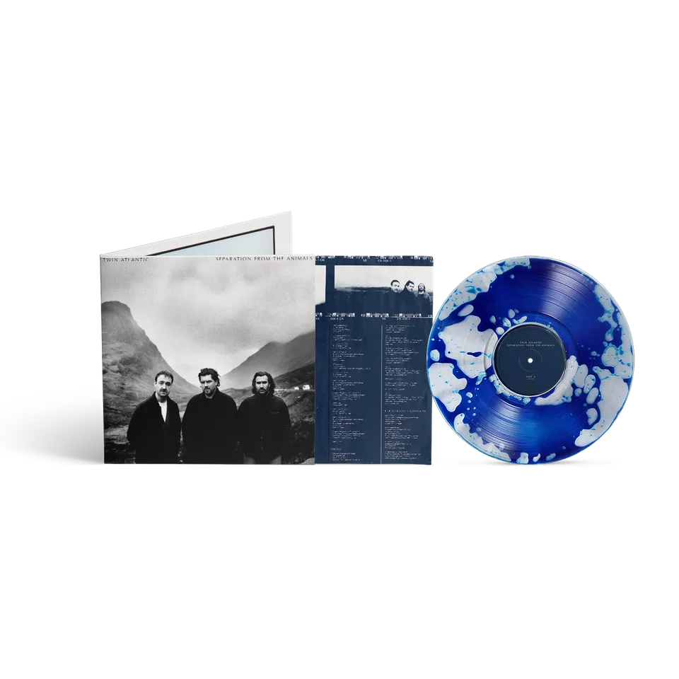 Twin Atlantic Separation From The Animals vinyle liquide bleu
