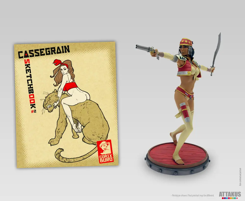 Attakus Atlas Tao Bang + Sketchbook Cassegrain #2 pack statuette 33cm