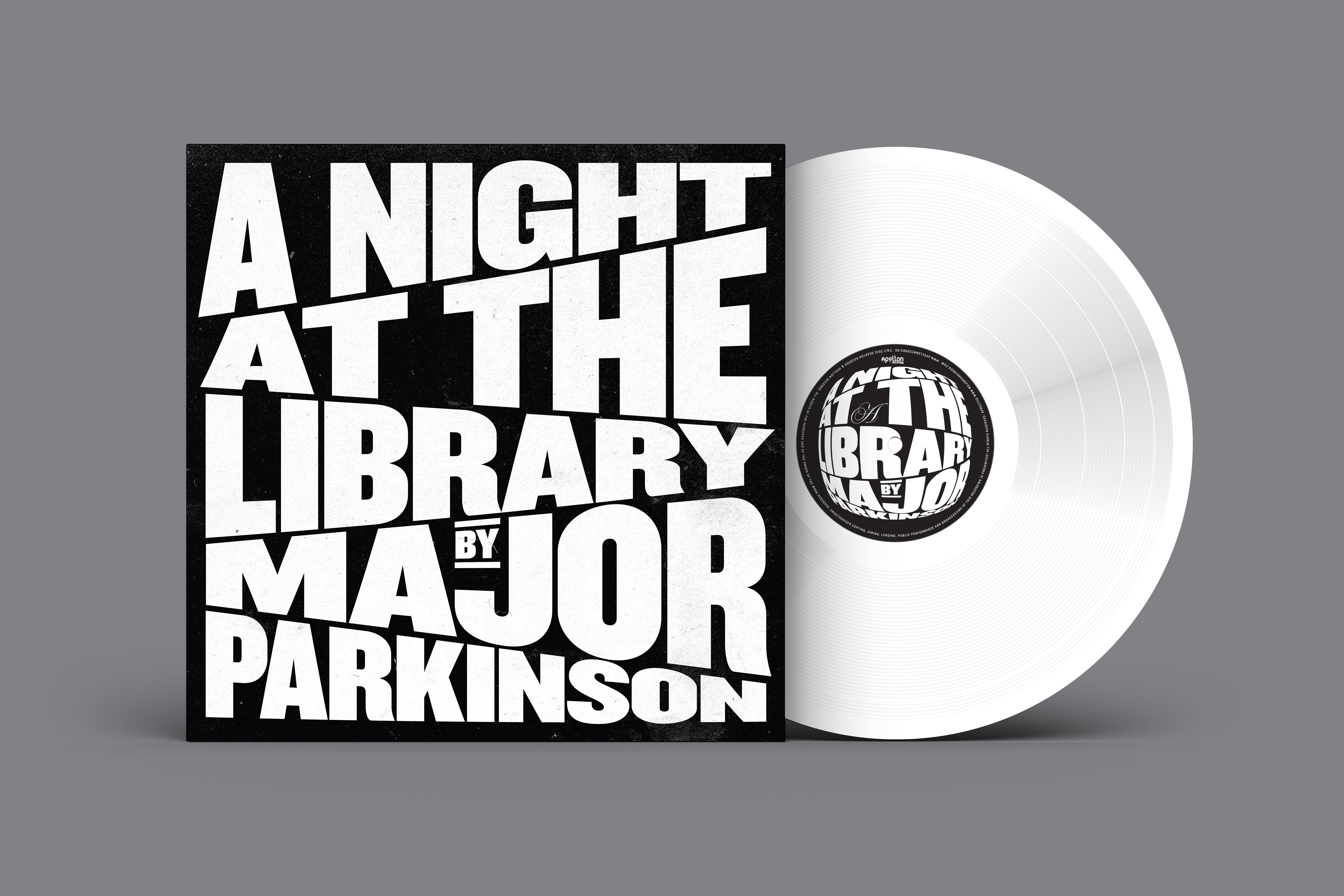 Apollon Records Major Parkinson A Night at the Library 2LP vinyle blanc