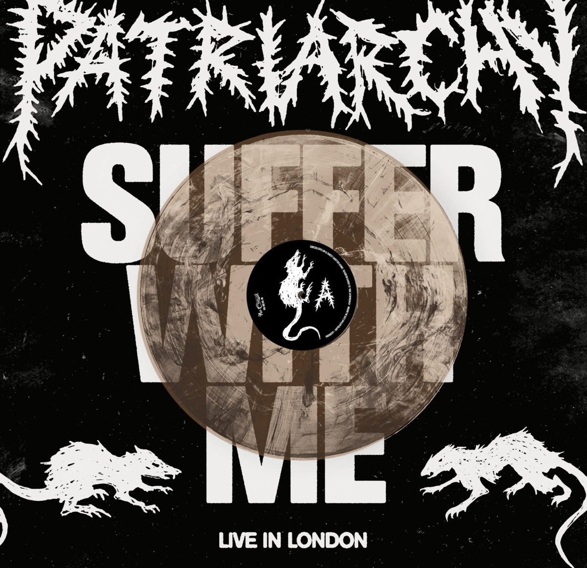 Patriarchy Suffer With Me vinyle LP marbré live + poster