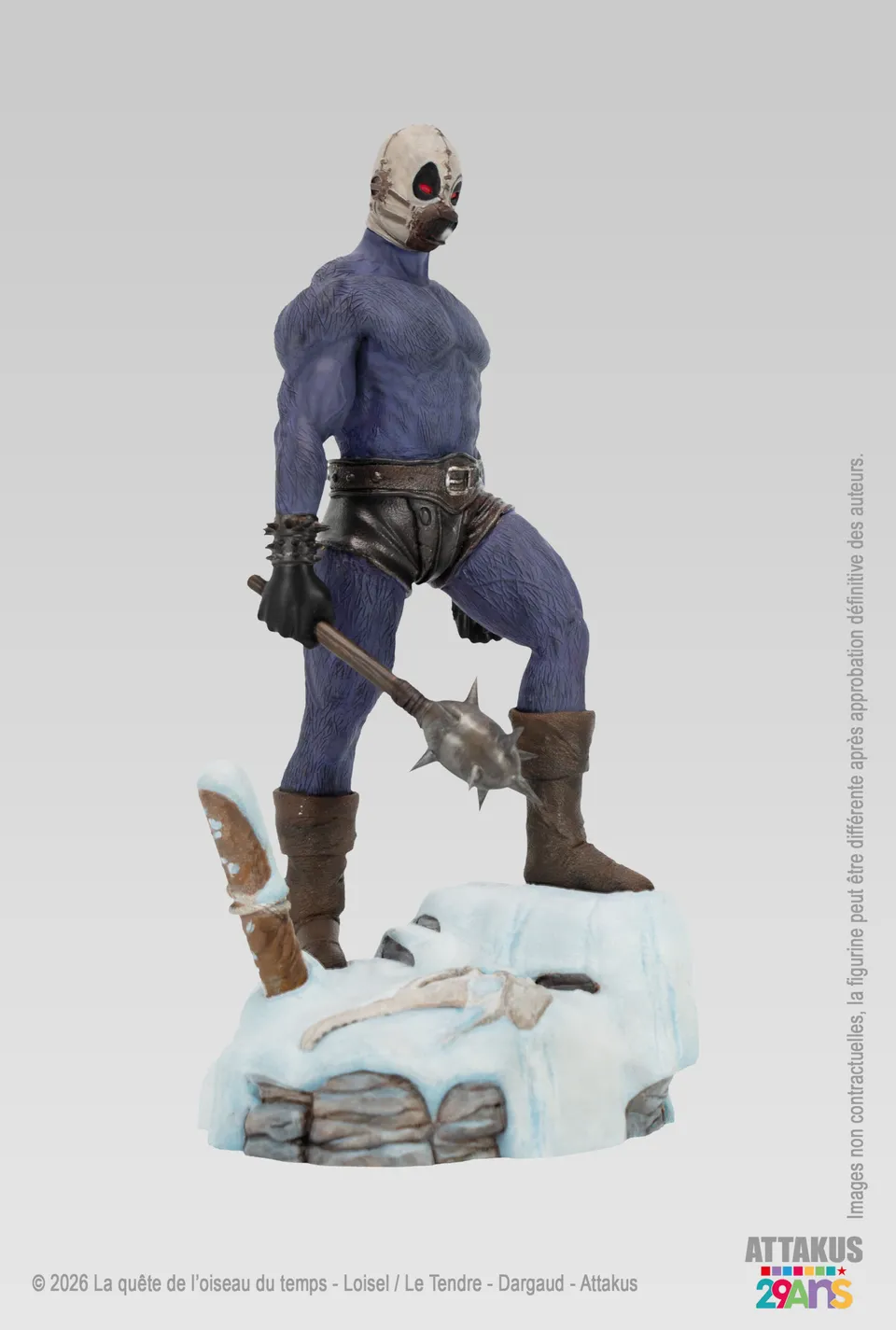 Attakus Prestige Bulrog statue résine 1/10 23,5 cm