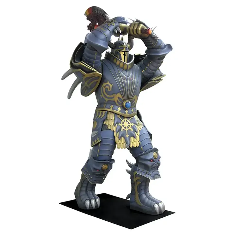 Attakus Prestige Guerrier du Chaos statue lifesize 2m20 résine