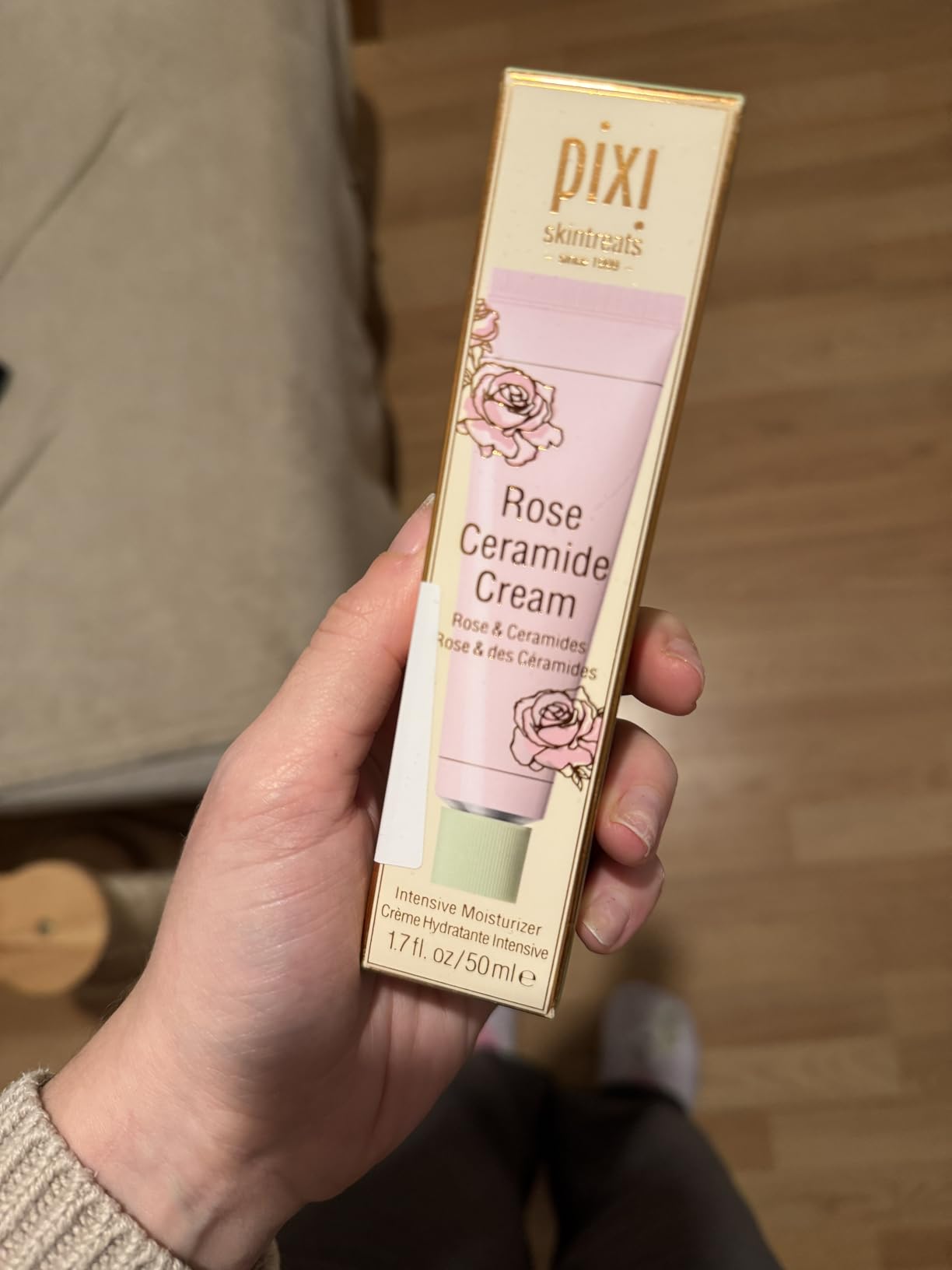 Pixi Rose Ceramide Cream Creme Visage Huile Rose 50 ml