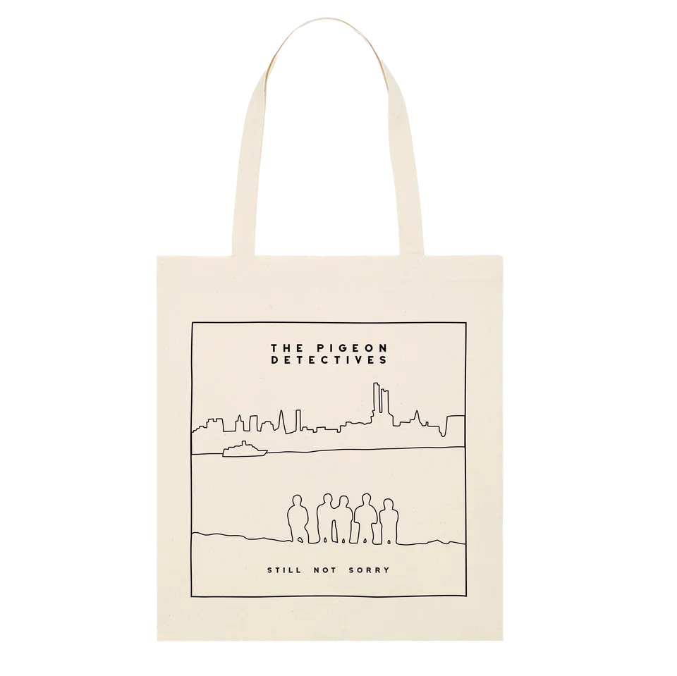 Pigeon Detectives Still Not Sorry sac tote beige double face