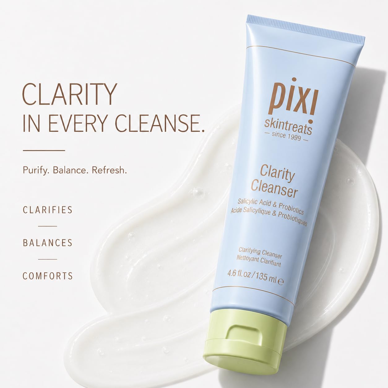 Pixi Clarity Cleanser nettoyant visage 135 ml anti-pores