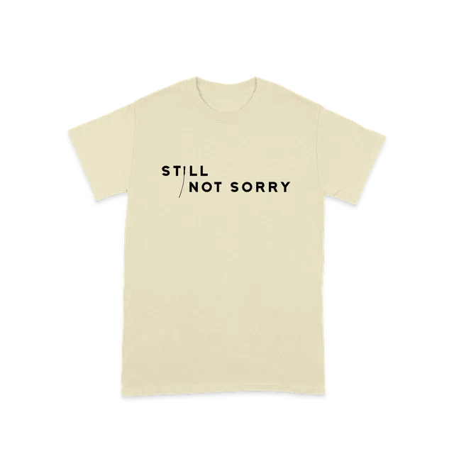 The Pigeon Detectives Still Not Sorry t-shirt crème coton