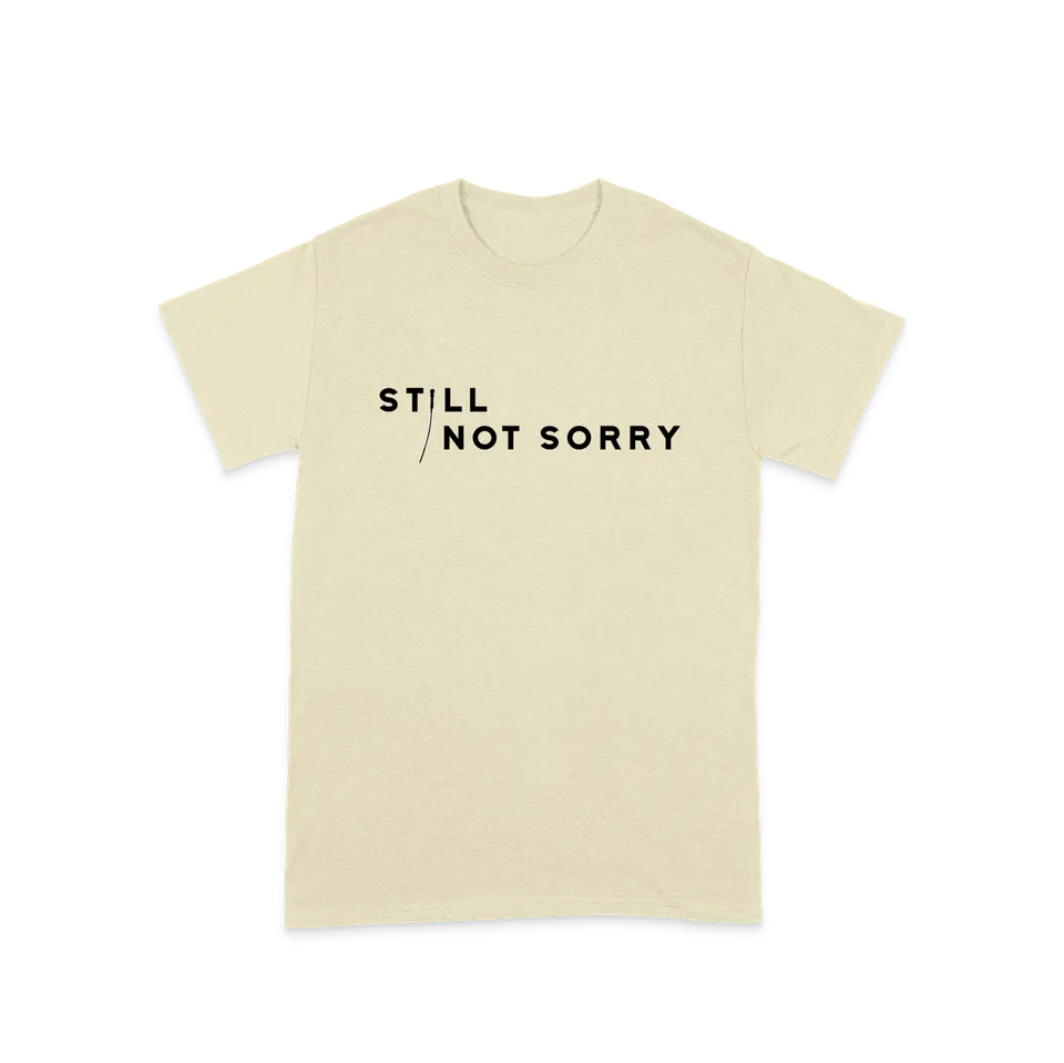 The Pigeon Detectives Still Not Sorry t-shirt crème coton