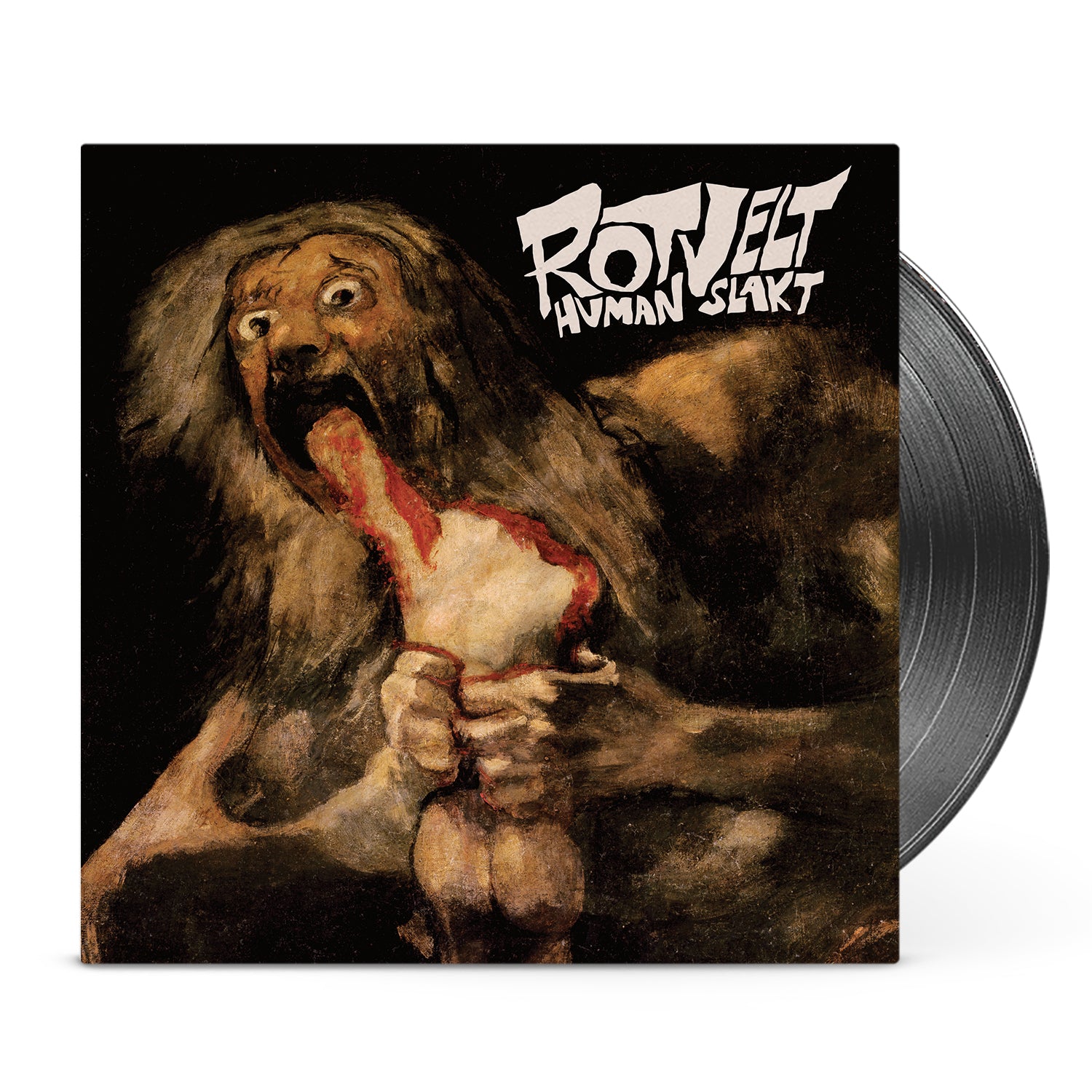 Apollon Records Rotvelt Human Slakt LP vinyle noir limité
