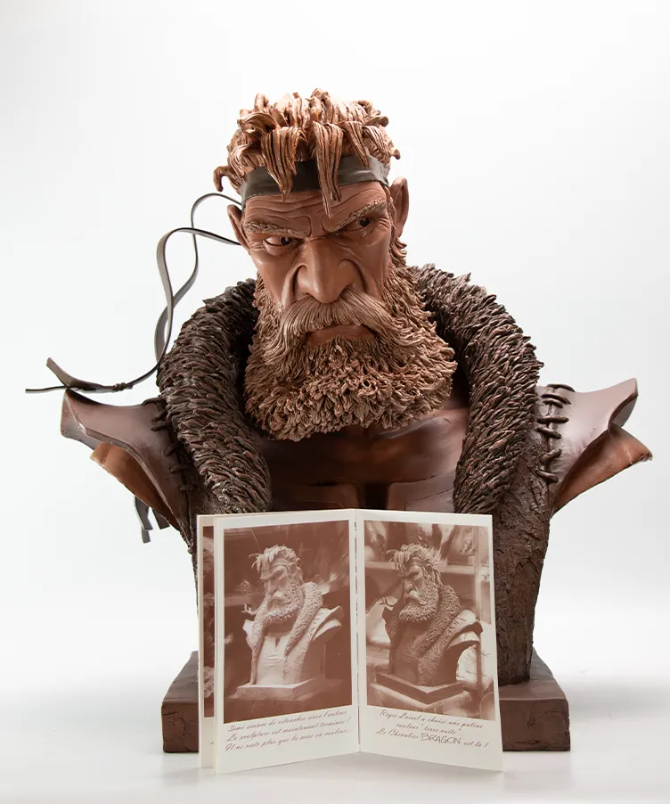 Attakus Prestige Bragon EA13/20 buste résine sépia 64 cm