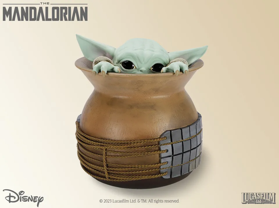 Attakus Prestige Grogu in a Jar 1/2 statuette Mandalorian résine 20cm