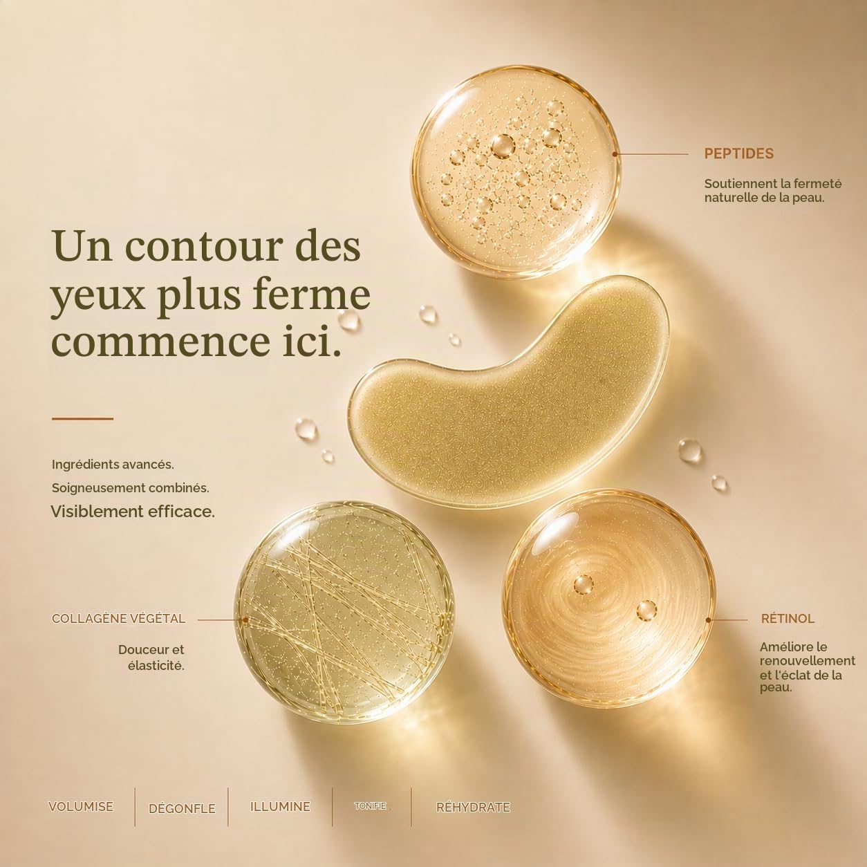 Pixi FortifEYE patchs yeux collagène végétal 30 paires