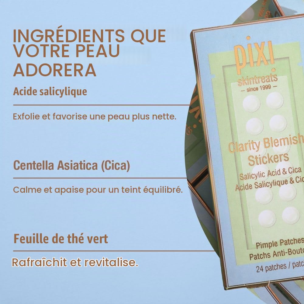 Pixi Clarity Blemish Stickers patchs anti-imperfections x24