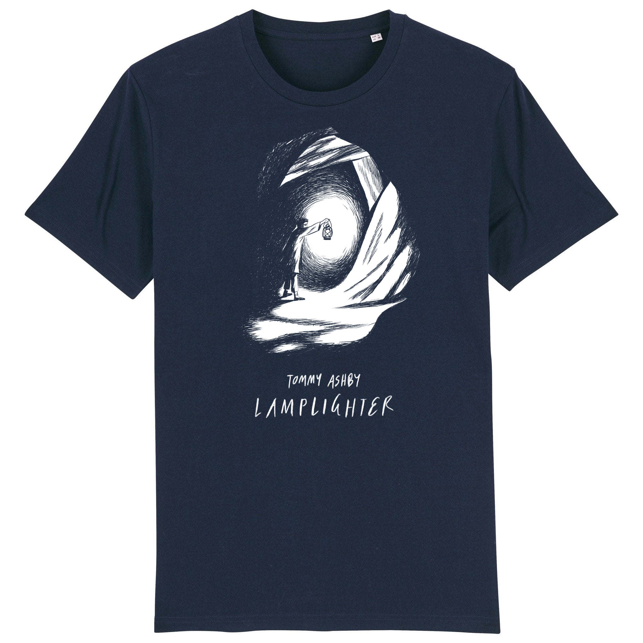 Tommy Ashby Lamplighter t-shirt bleu marine bio