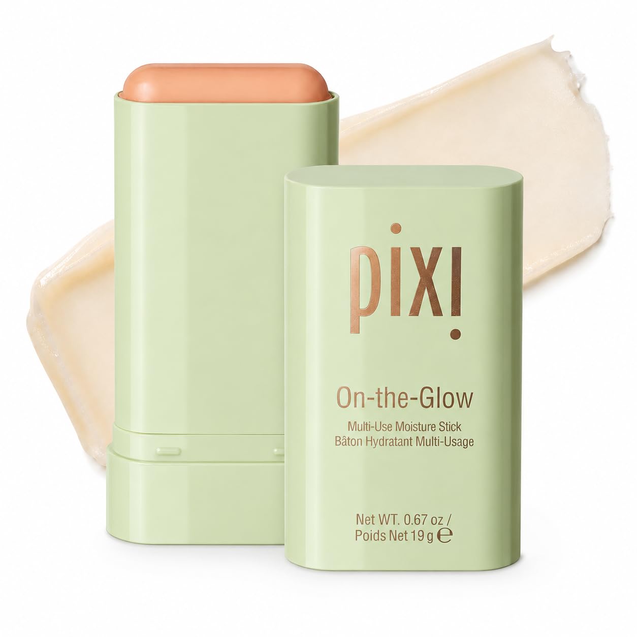 Pixi On-the-Glow Stick Hydratant Visage Transparent 19g Ginseng