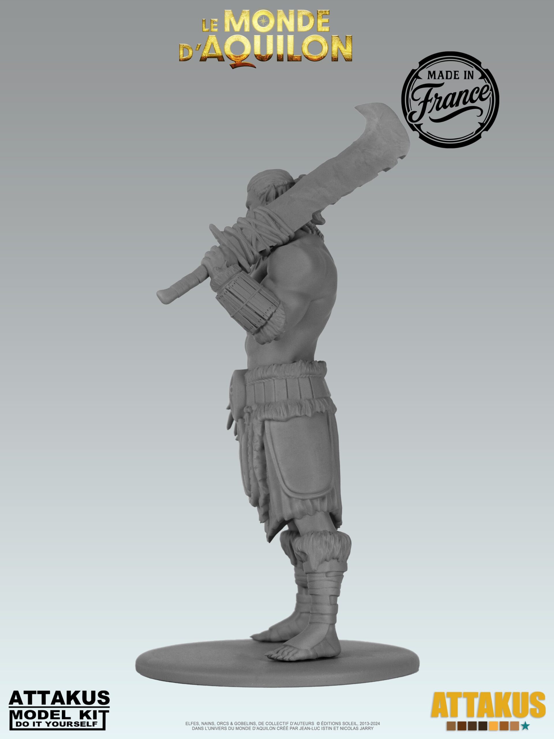 Attakus Model Kit Turuk Masque figurine à peindre résine