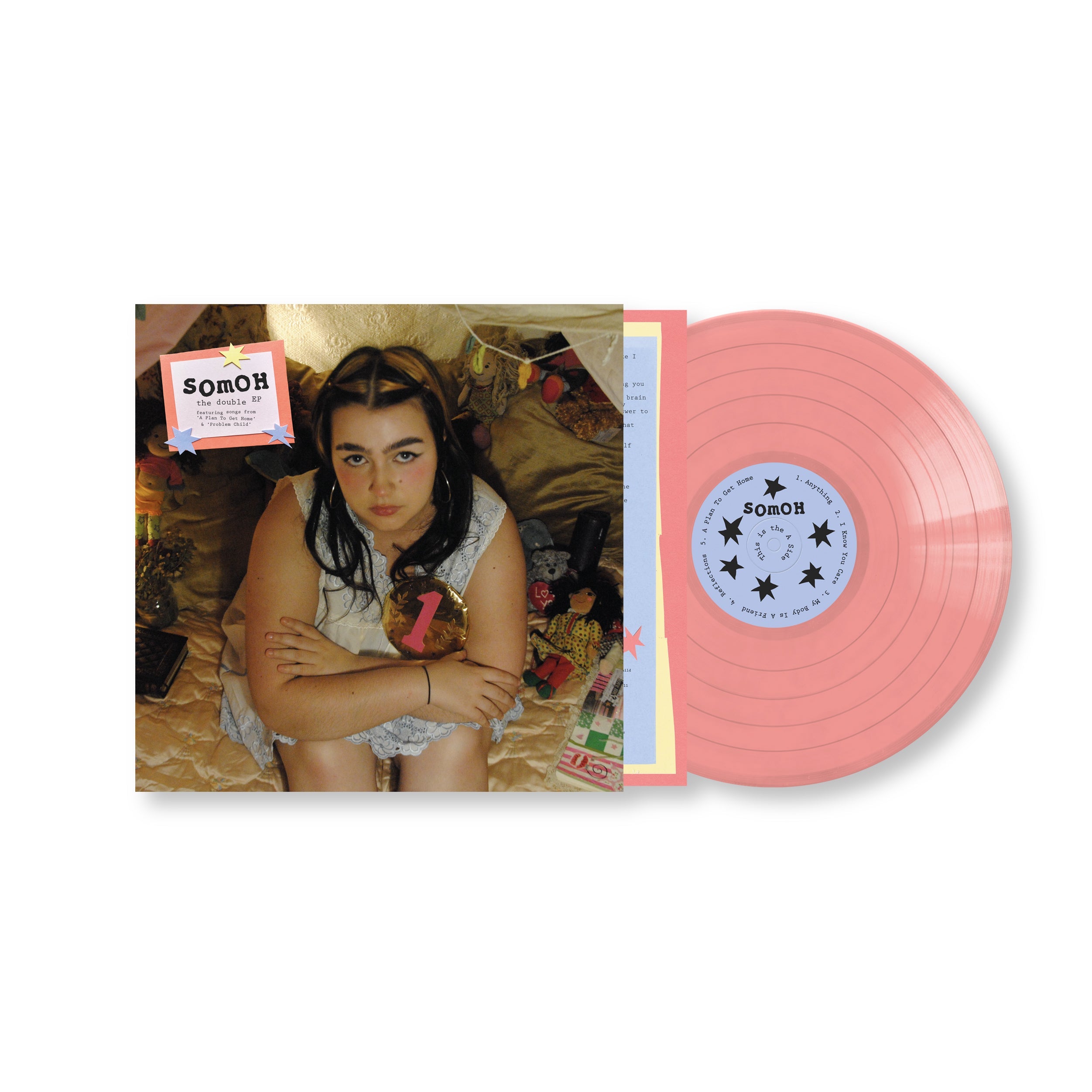 SOMOH The Double EP vinyle 12" rose orange translucide