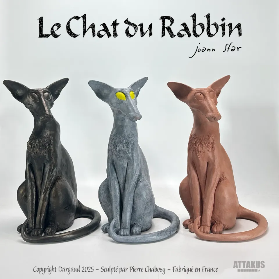 Attakus Collection Prestige Chat du Rabbin statue 40 cm résine