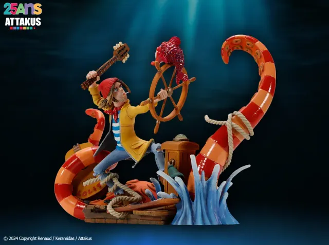 Attakus Prestige Renaud vent soufflera statue diorama 50 ex