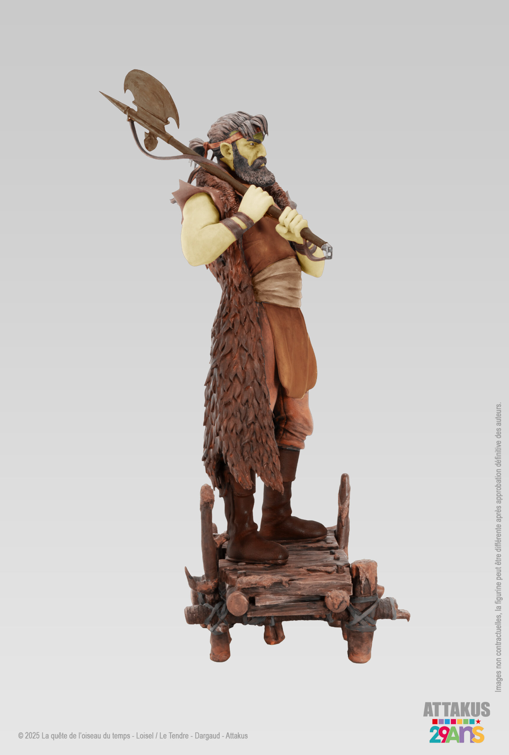 Attakus Prestige Bragon statue résine 90 cm 1/3 ocre héritage