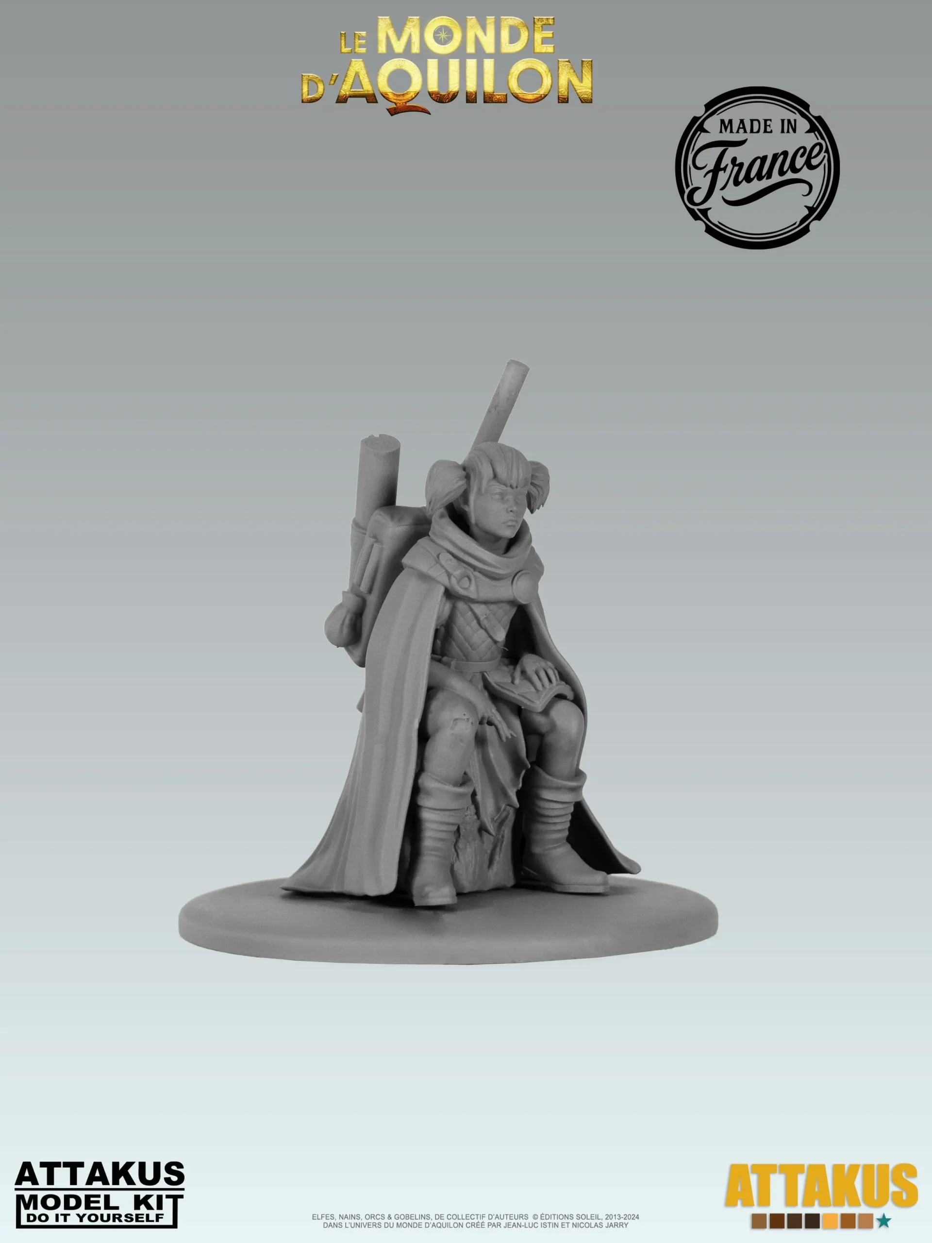 Attakus Model Kit Irinild figurine à peindre 40 mm Elfes